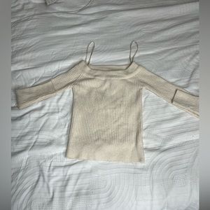 Off the shoulder sweater